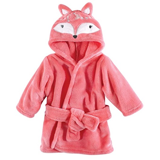 Pink Fox Bath Robe